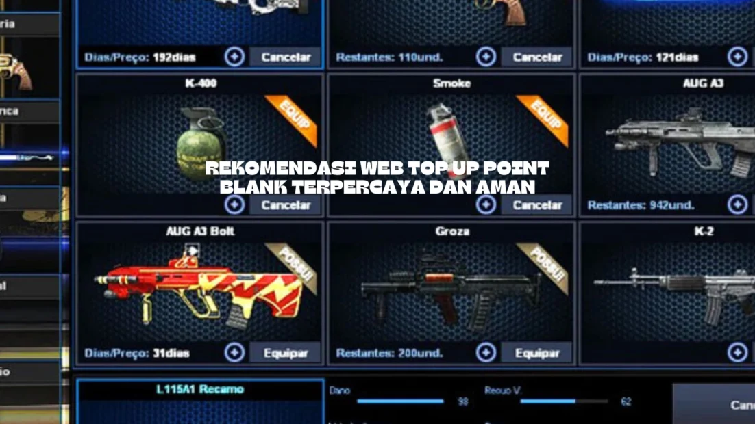 Rekomendasi Web Top Up Point Blank Terpercaya dan Aman